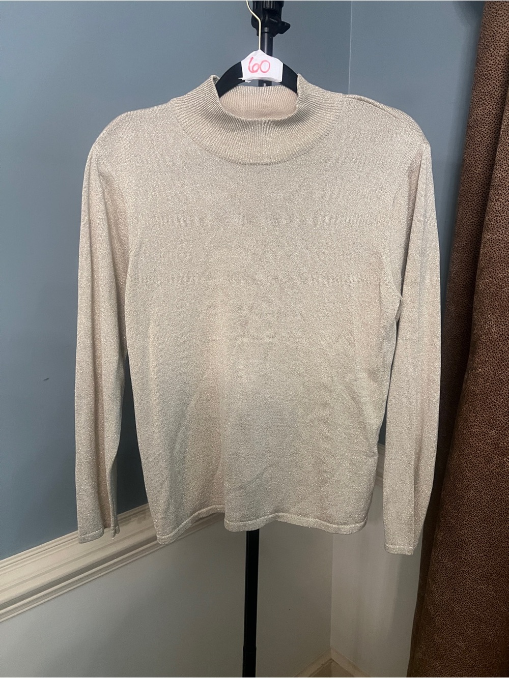 Talbots Light Beige Turtleneck Sweater